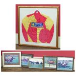 Idle Power Syndicate racing colours with four photographs, flat racing and one other Condition