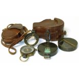 Watkin's clinometer and WWI army compass Condition reports are not available for the Interiors