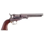 Colt 1849 .31 pocket revolver, with address New York to octagonal barrel, serial number 44042,