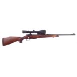 Parker Hale Safari .222 bolt action rifle serial number Z1015S, with chequered stock and rosewood