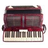 Scandalli accordion with case, 52cm wide