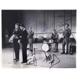 Everly Brothers and The Crickets signed photograph - Harry Hammond signed photograph, full