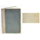 Things by Arnold Bennett No.80 of 100, signed by Arnold Bennett with dedication. Condition reports