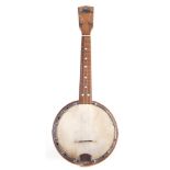Winner Ukulele banjo circa 1930, 53.5cm overall length, with soft case.