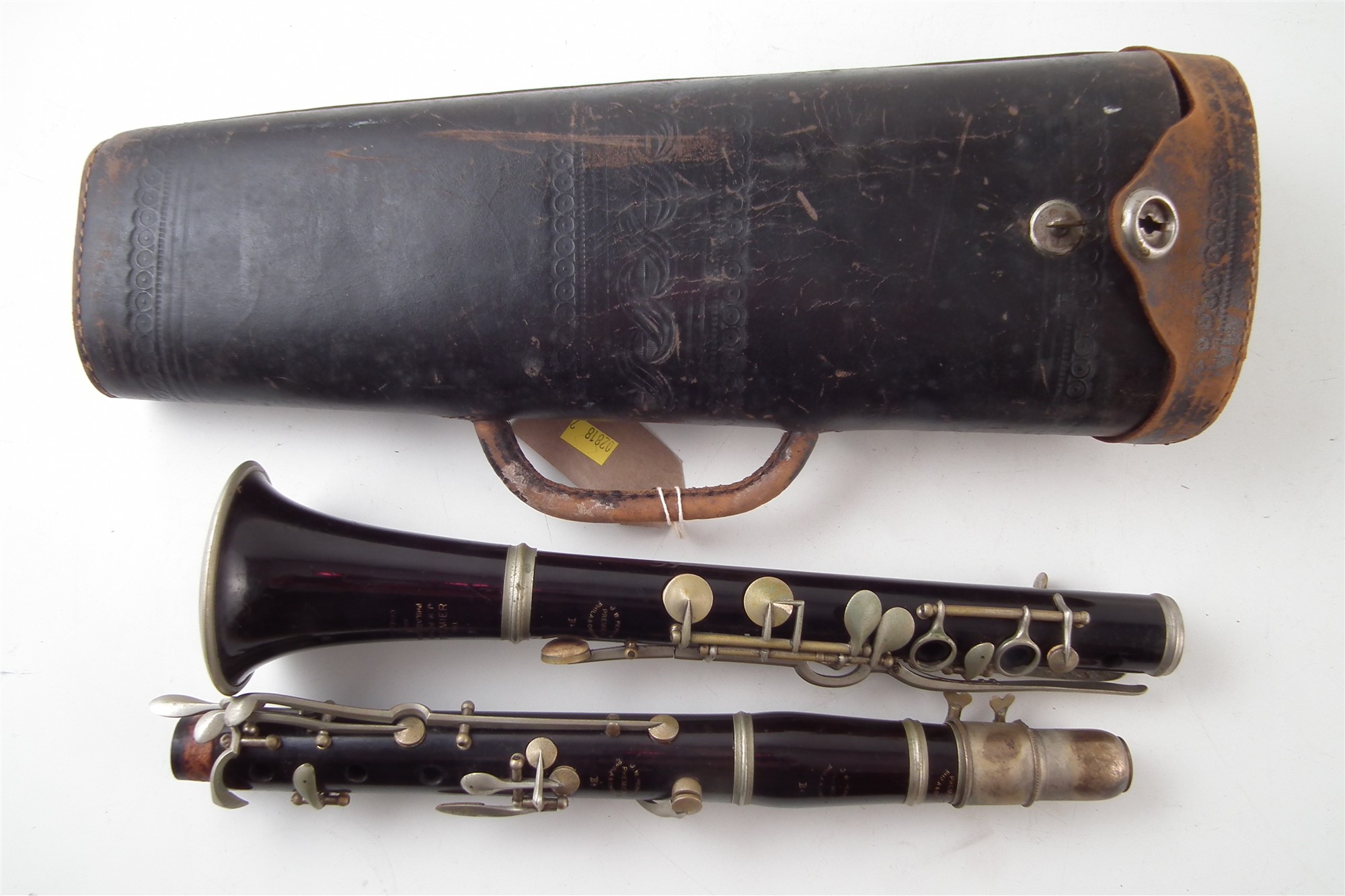 Clarinet by J.W. Pepper Premier, Philadelphia and Chicago, in Bb with 12 keys, in modern pitch - Image 6 of 7