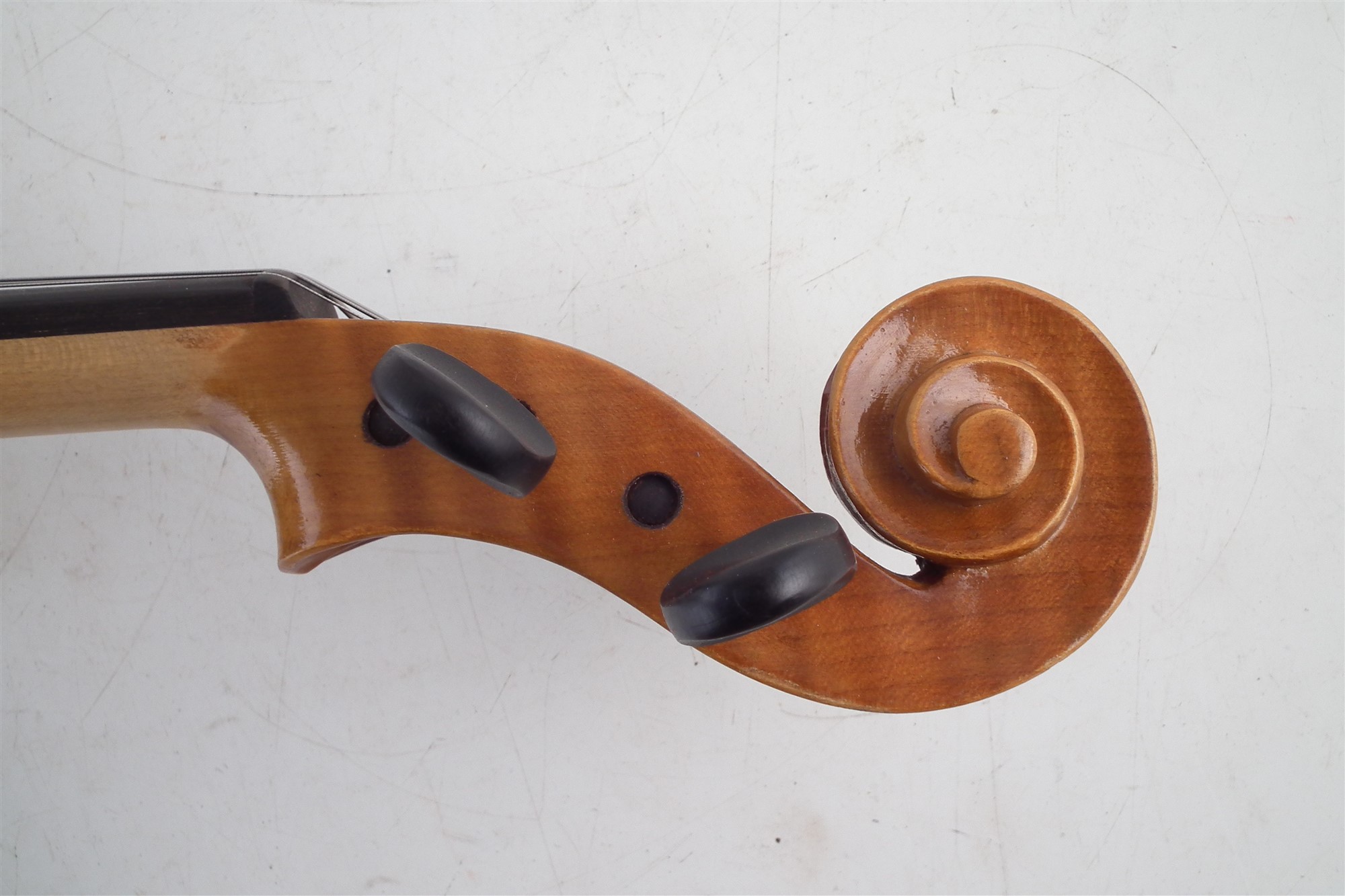 Hungarian Viola , with two piece back which measures 39.5cm, with bow and case. - Image 6 of 9