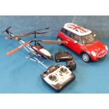 Zap Toys Radio Controlled Mini and Radio Controlled helicopter. Condition reports are not