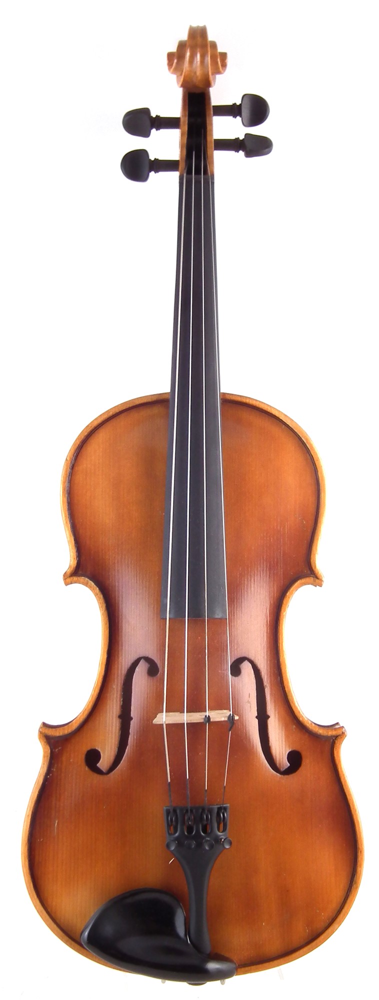 Hungarian Viola , with two piece back which measures 39.5cm, with bow and case.