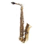 Elkhart The Buescher True Tone Low Pitch Alto saxophone, serial number 193789, with original case,