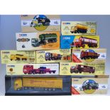 Corgi modern trucks ERF Richards Lorry (75204) and ten boxed Corgi Classics Lorries, 24601, 97367,