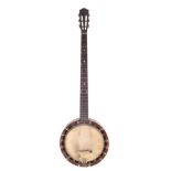 Windsor Popular Model 7 five string banjo, with rosewood resonator, 96cm long