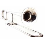 Hawkes & Sons Excelsior Class A trombone , serial number 45740, with case which measures 103cm