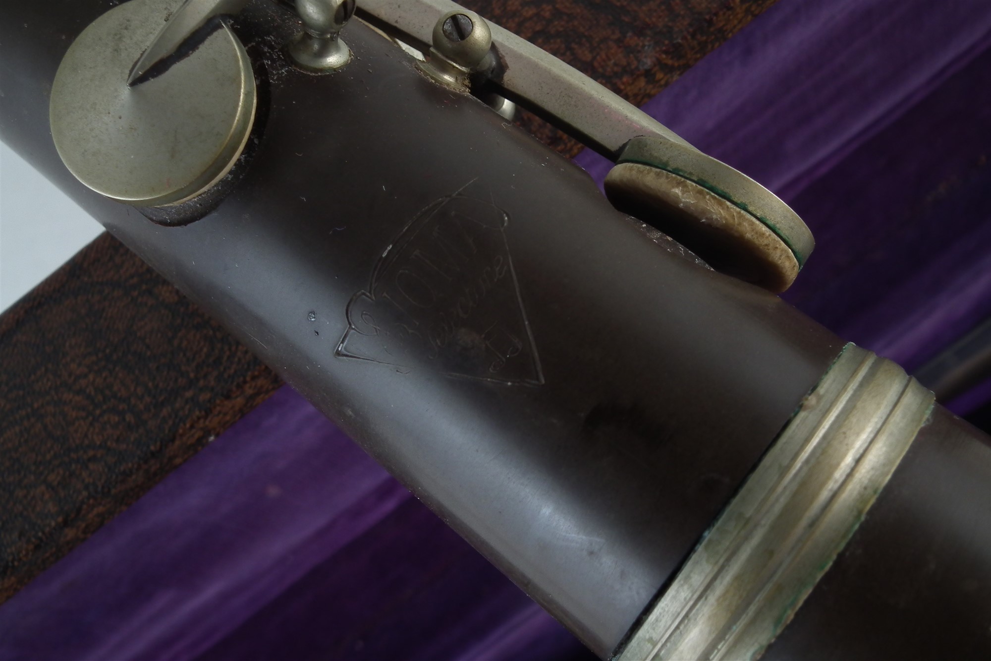 Ioma Selectone clarinet with original case, no serial number. - Image 2 of 4