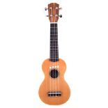 Redwood S30 ukulele , with zebrano back and sides, with bag 53cm long