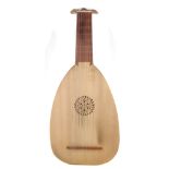 Stephen Haddock Renaissance eight course lute, with eleven rib bowl back , label to interior dated
