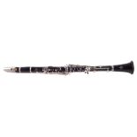 "Buffet" B12 clarinet with case which measures 34cm wide