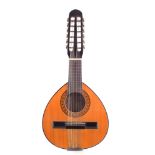 Miguel Angel 12 string bandurria , No.1, with mahogany back and sides, 62cm long