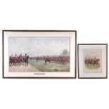 After R. Simkin, framed coloured print The Duke of Lancaster's own Yeoman Cavalry , the print