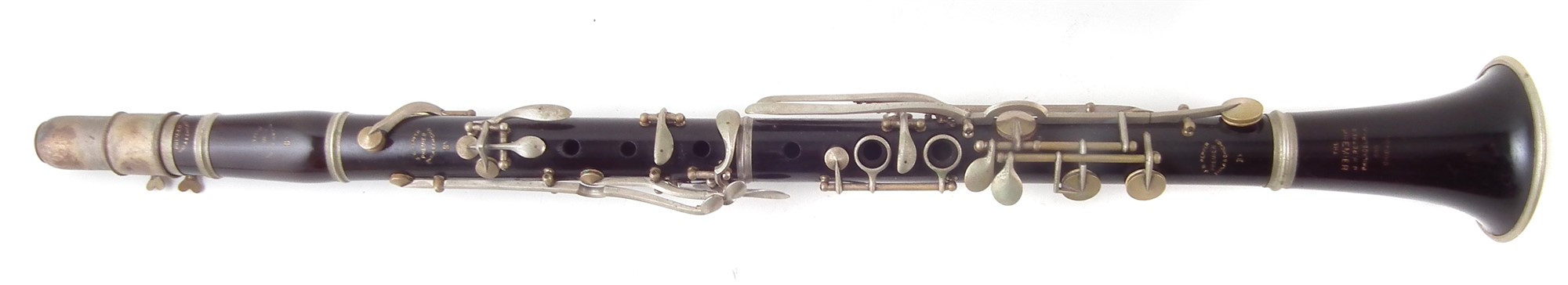 Clarinet by J.W. Pepper Premier, Philadelphia and Chicago, in Bb with 12 keys, in modern pitch