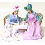Royal Doulton figure "Afternoon Tea" HN1747. Condition reports are not available for Interiors