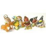 Ten Beswick animal figures including Old Mister Brown. Condition reports are not available for