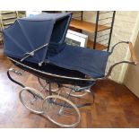 Blue silver cross coach built pram. Condition reports are not available for Interiors Sales.