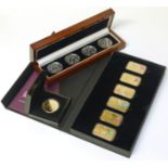 Selection of Royal Mint and London Mint commemorative sets to include boxed 60th Anniversary of