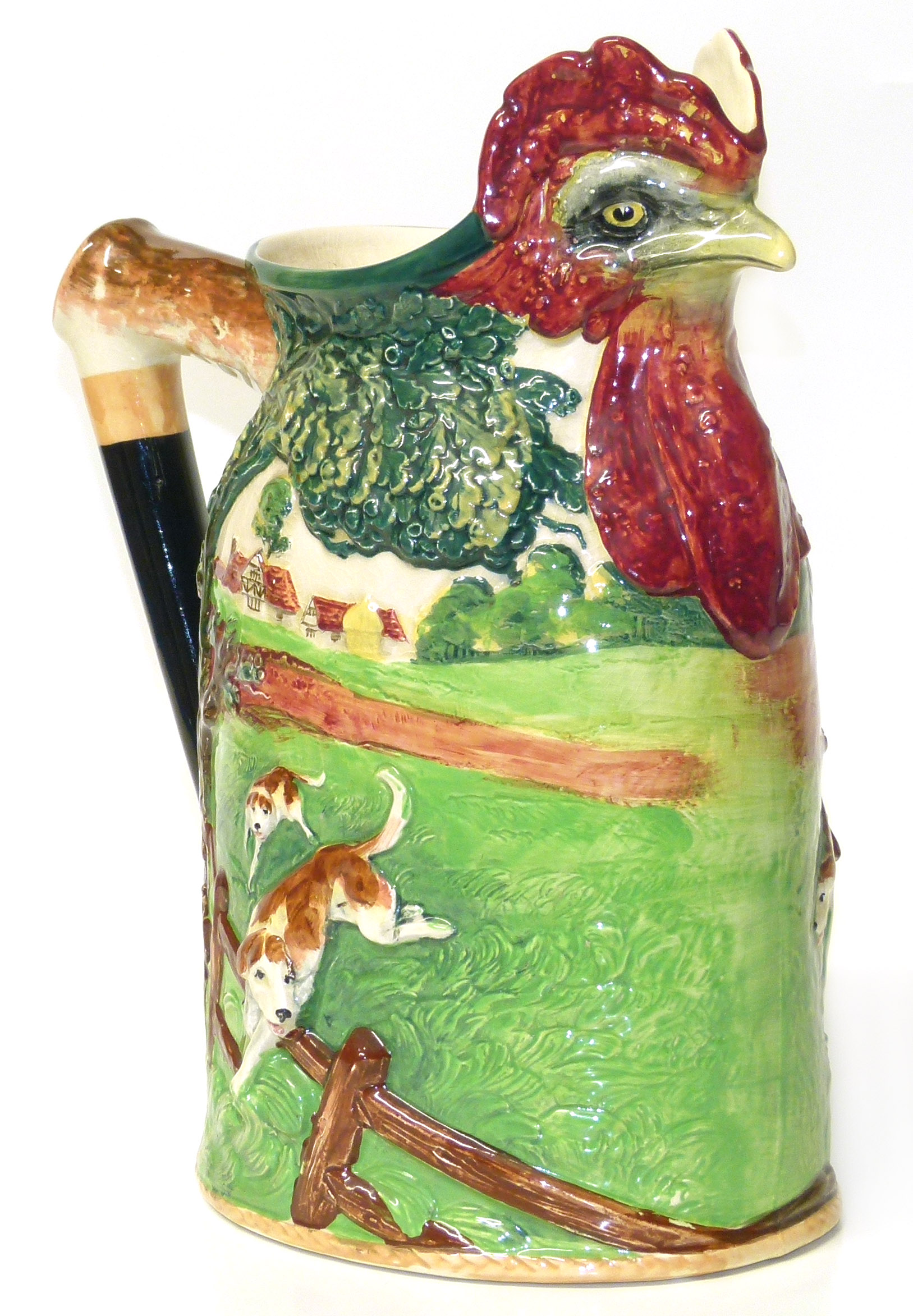 Royal Doulton M.F.L. Cockerel and Hounds jug No. 457/500. Condition reports are not available for