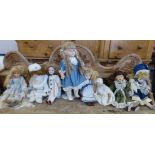 Pat Secrist Doll and seven others. Condition reports are not available for Interiors Sales.