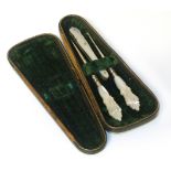 Mother of pearl grooming set complete with box Condition reports are not available for this auction