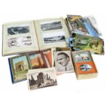 Collection of postcards including an album. Condition reports are not available for this auction