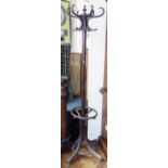 Early 20th century bentwood hall stand Condition reports are not available for this auction