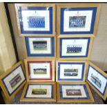 10 framed England cricket squads with signatures, Test squad Vs India (2008), The Ashes (2006/7),