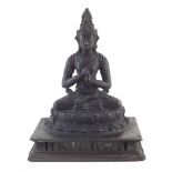 Bronze Buddha, 20.5cm high Condition reports are not available for this auction