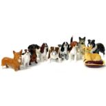 Ten Beswick small size dog models (Condition: no damage or restoration) Condition reports are not