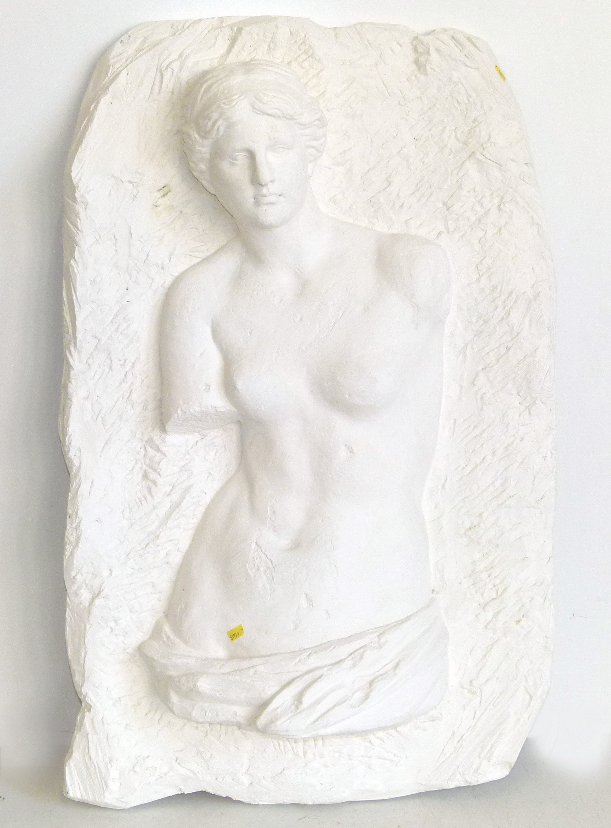 Wall hanging plaster cast of venus. Condition reports are not available for this auction