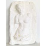Wall hanging plaster cast of venus. Condition reports are not available for this auction