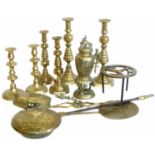 Collection of mixed brass ware Condition reports are not available for this auction