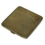 Silver vesta case, 20th century engine turned decoration Condition reports are not available for