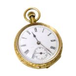 Continental 18K stamped ladies fob watch Condition reports are not available for this auction