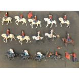 Quantity lead horse mounted soldiers, Indians and Knights in armour. Condition reports are not