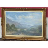 English School landscape oil on canvas Condition reports are not available for this auction