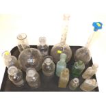 A quantity of mixed chemistry lab bottles, ammonium molybdate, Barium, Chloride, Potassium Hydroxide