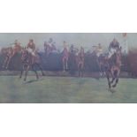 Framed Grand National print "Valentines" by Cecil Aldin 465/800 with Chelsea Green Edition