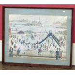 Lowry print Condition reports are not available for our Interiors Sale