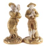 Pair of Royal Worcester figures