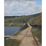 Russell Howarth, "Canal at Diggle, Saddleworth", oil.