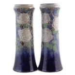 Pair of Royal Doulton stoneware vases