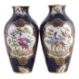 Pair of Samson vases after Worcester