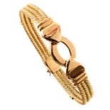 Continental 18ct yellow gold bangle